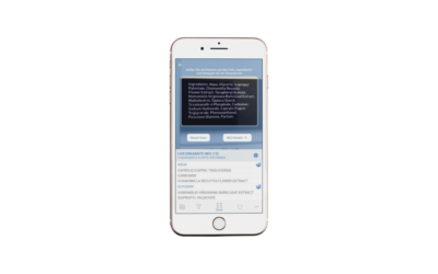 COSMILE-App mit zusätzlicher Funktion – INCI-Erkennung über OCR