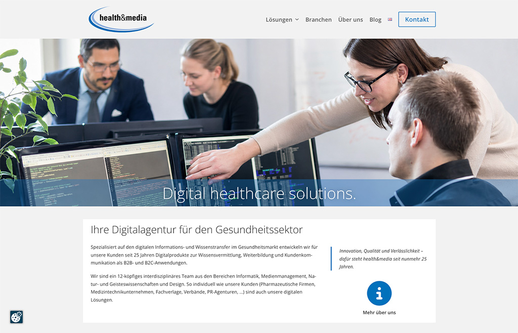 health&media relauncht Website